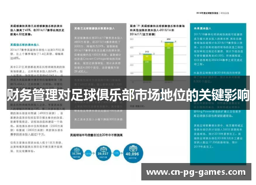 财务管理对足球俱乐部市场地位的关键影响